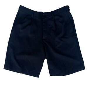 COOL 18 PRO MENS FLAT FRONT BUTTON UP BLACK SHORTS SIZE 32